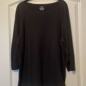 Jones New York Black Tee